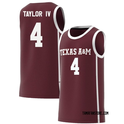 Men's Wade Taylor IV Texas A&M Aggies Replica Maroon Basketball Jersey