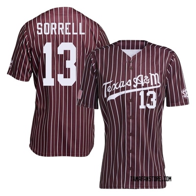 Women's Caden Sorrell Texas A&M Aggies Replica Maroon Baseball Jersey