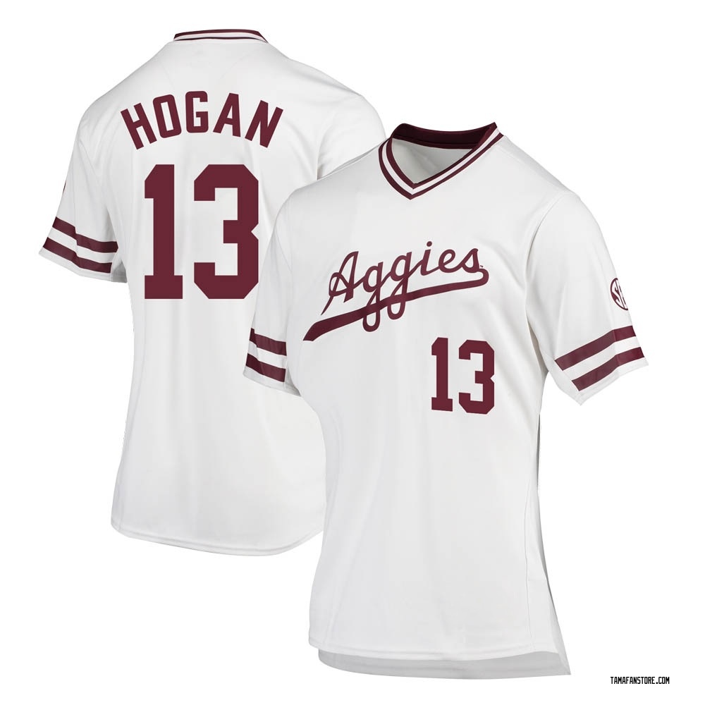 Women's Robert Hogan Texas A&M Aggies Replica Baseball Jersey - White