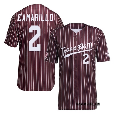 Youth Ali Camarillo Texas A&M Aggies Replica Maroon Baseball Jersey